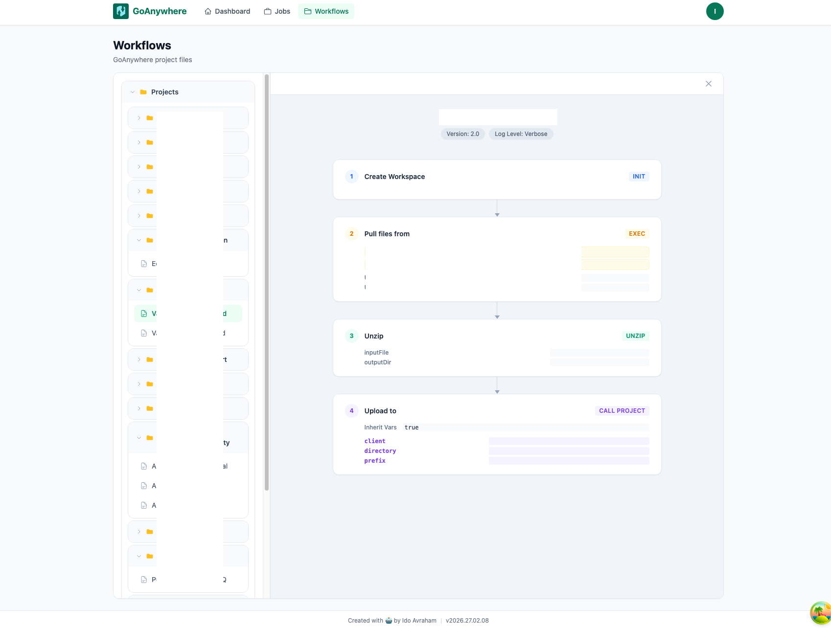 GoAnywhere RBAC Management — Role assignment interface